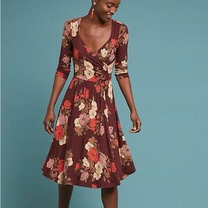 Anthropologie Tamera Wrap Dress by Maeve Sz XS